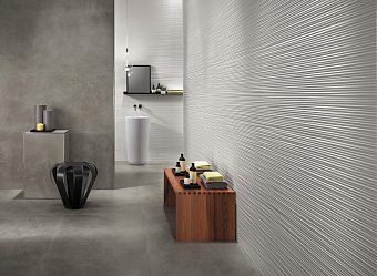 Настенная плитка Atlas Concord Италия 3D Wall A6BH Line White Matt 50х120см 1,8кв.м. матовая