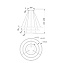 Светильник подвесной Maytoni Rim MOD058PL-L100B4K 113,9Вт LED