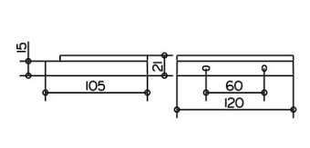 Мыльница Keuco Edition 11 11155019000 хром