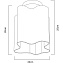 Светильник потолочный Arte Lamp SERENATA A3479PL-1CC 40Вт E27
