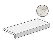 Плитка для ступеней Atlas Concord Италия Marvel Pro ADYD Statuario Select Elemento L Strutturato 60х15см 0,09кв.м. матовая