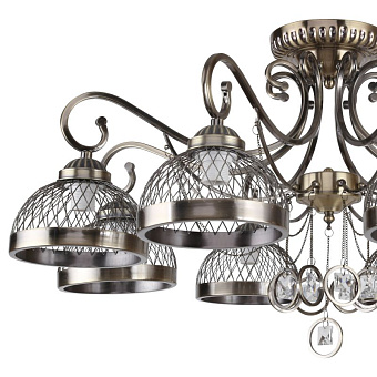 Люстра потолочная Stilfort Lori 1005/05/08P 60Вт 8 лампочек E27