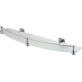 Полка в ванную овальная WASSERKRAFT Dill K-3944 1-ярусная 14,5х50см хром