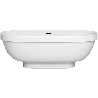 Ванна каменная SALINI GRECA 103121M S-Stone матовая 180х80см отдельностоящая