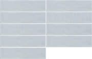 Настенная плитка WOW Gradient 109164 Decor Blue Matt 7,5х30см 0,444кв.м. матовая