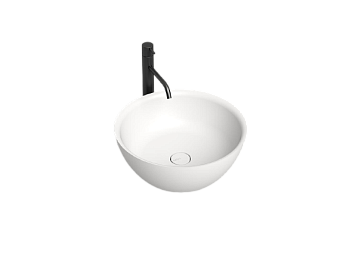 Раковина накладная SALINI GLORIA 1102210M S-Stone матовая 42,5х42,5см