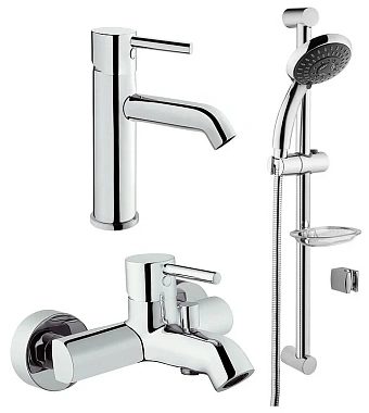 Набор смесителей VITRA Minimax S A49153EXP хром