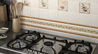 Декор KERAMA MARAZZI Прованс A1943\1221H оливковое дерево 19,6х19,6см 0,038кв.м.