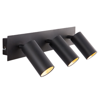 Светильник настенный Eurosvet Fleur 20066/3 LED черный/золото 15Вт LED