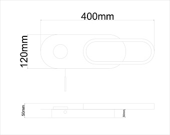 Светильник настенный Arte Lamp LUCAS A2602AP-10BK 10Вт LED