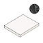 Плитка для ступеней Atlas Concord Италия Marvel Dream AO9W Grigio I. Scalino Ang. Lappato 33х33см 0,109кв.м. лаппатированная
