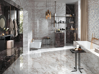 Неполированный керамогранит Atlas Concord Италия Marvel Edge AEOJ Royal Calacatta 60х30см 1,26кв.м.