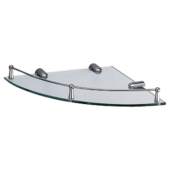 Полка в ванную угловая WASSERKRAFT K-544 1-ярусная 29х29см хром