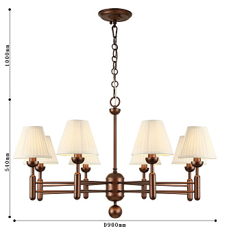 Люстра подвесная Favourite Avangard 2953-8P 320Вт 8 лампочек E14