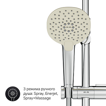 Душевая система AM-PM Spirit 2.0 F0770A400 хром