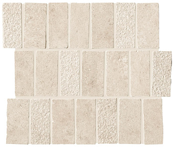 Керамическая мозаика Atlas Concord Италия Lims A3NE Ivory Mosaico Spritz 32,3х29см 0,37кв.м.