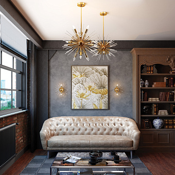 Бра Odeon HALL 4849/2W 80Вт E14