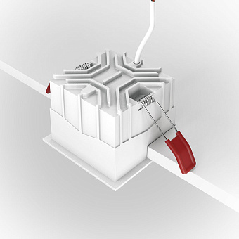 Светильник точечный встраиваемый Maytoni Alfa LED DL043-01-15W4K-D-SQ-WB 15Вт LED