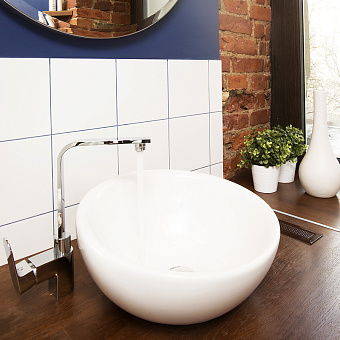 Смеситель для кухни WASSERKRAFT Dinkel 5807 поворотный излив хром