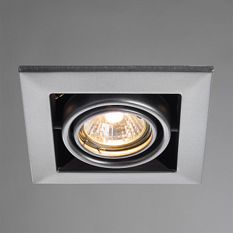 Светильник точечный встраиваемый Arte Lamp CARDANI PICCOLO A5941PL-1SI 50Вт GU10