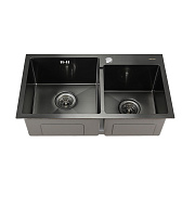 Мойка кухонная MELANA ProfLine S7240HB 72х40см графит