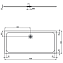 Душевой поддон IDEAL STANDARD ULTRAFLAT S K8304FV 80х180см