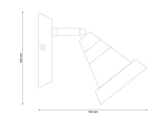 Бра Lucia Tucci NATURA W076.1 Venge 5Вт LED