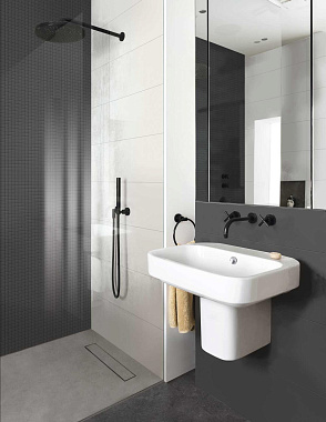 Настенная плитка MARAZZI ITALY Colorplay M4KV Anthracite Struttura Cabochon ЗD Rett. 30х90см 1,35кв.м. матовая