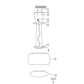 Светильник подвесной Maytoni Solen MOD073CL-L13B3K 13Вт LED