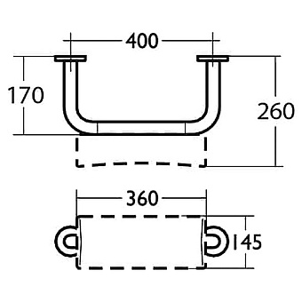Опора для спины IDEAL STANDARD S6466AC
