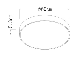 Светильник потолочный Arte Lamp ARENA A2671PL-1WH 80Вт LED