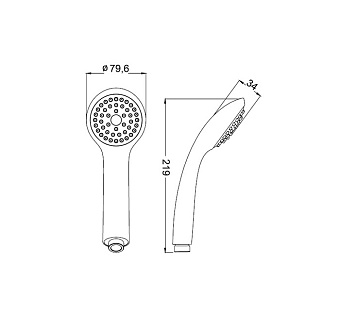 Ручной душ IDDIS Optima Home A11011 хром