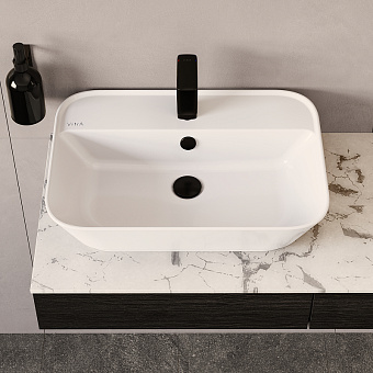 Смеситель для раковины VITRA Root Square A4273136EXP матовый чёрный