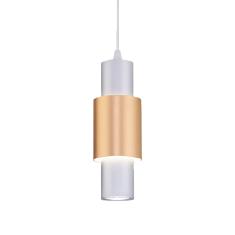 Светильник подвесной Eurosvet Bento 50204/1 LED матовое серебро/матовое золото 13Вт LED