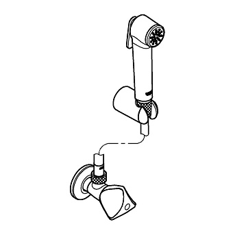 Гигиенический душ GROHE Tempesta-F Trigger Spray 26357000 хром