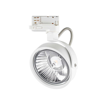 Трековый светильник IDEAL LUX KONIG 284880 50Вт GU10 белый для трёхфазного трека