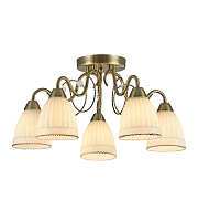 Светильник потолочный Freya Letizia FR2757-PL-05-BZ 40Вт E14