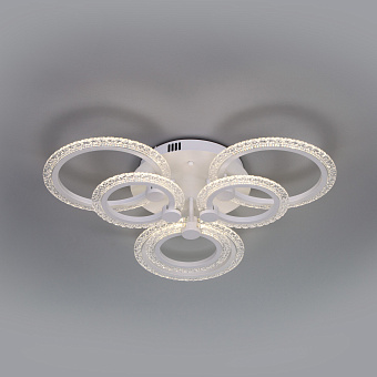 Светильник потолочный Eurosvet Wellen 90226/6 белый 96Вт LED