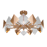 Светильник потолочный Eurosvet ORIGAMI 60121/8 латунь Smart 60Вт E14