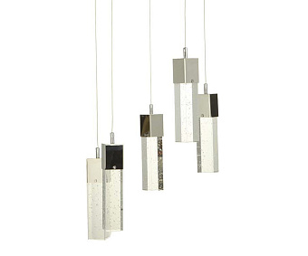 Люстра подвесная KINK Light Аква 08510-5A(4000К) 25Вт 5 лампочек LED