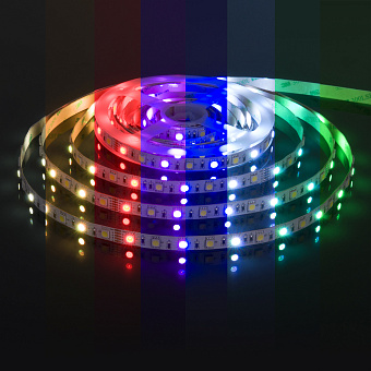 Светодиодная лента Elektrostandard a053731 5050+5050 14,4Вт/м 5000мм IP20 RGB/холодный белый свет