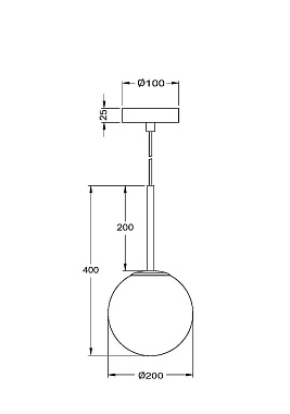 Светильник подвесной Maytoni Basic form MOD321PL-01B1 40Вт E14