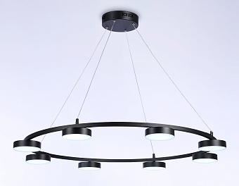 Люстра подвесная Ambrella COMFORT LineTech FL51763 67Вт 9 лампочек LED