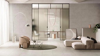 Матовый керамогранит VITRA MicroCement K947914R0001VTET кремовый матовый 60х60см 1,8кв.м.