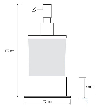 Дозатор BEMETA PLAZA 140109161 хром