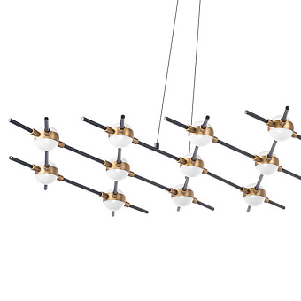 Люстра подвесная Lightstar Bergamo 745347 95Вт 19 лампочек LED