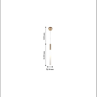 Светильник подвесной Favourite Tibia 2217-1P 3Вт LED