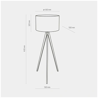 Торшер TK Lighting Treviso 5039 60Вт E27