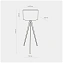 Торшер TK Lighting Treviso 5039 60Вт E27