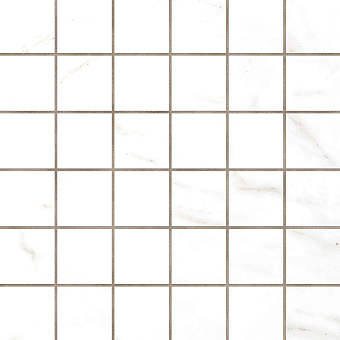 Керамическая мозаика ESTIMA IDEAL Mosaic/ID01_PS/30x30/5x5 белый 30х30см 0,9кв.м.